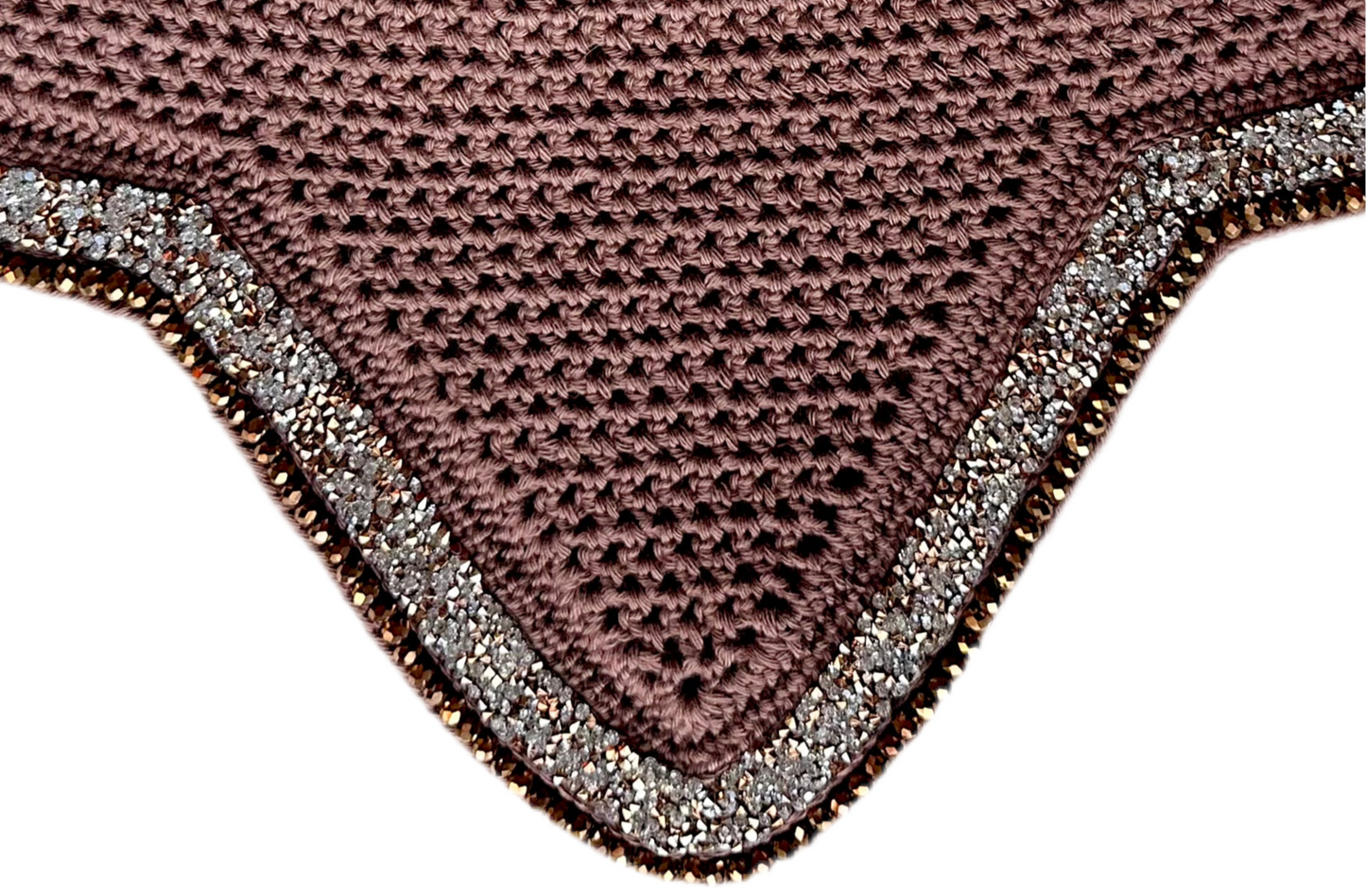 Brown, V-Shape, Horse Size Bonnet