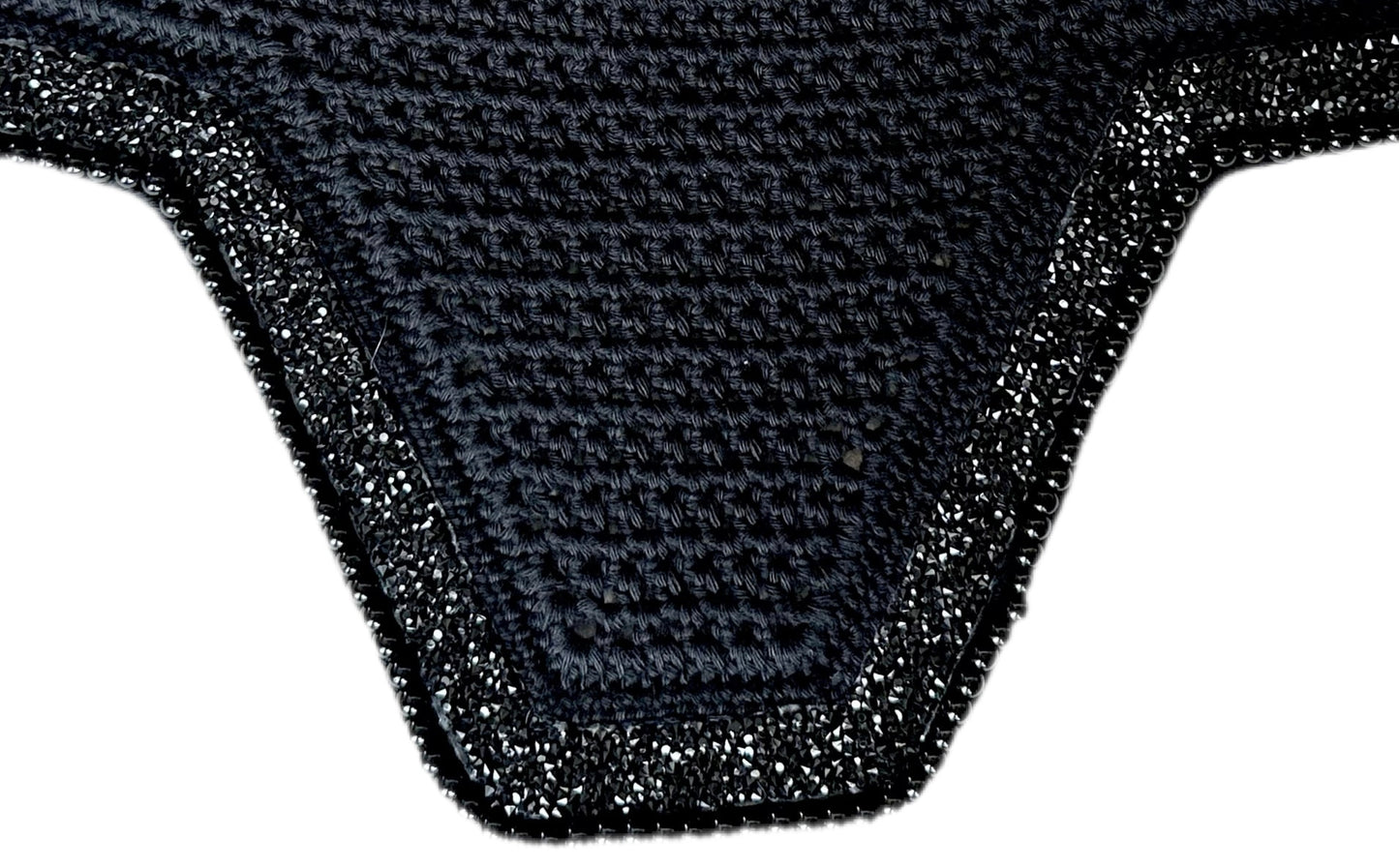 Black, Square, Horse Size Bonnet