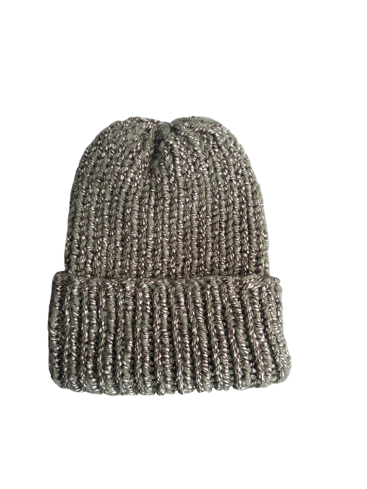 Chunky Knit Beanie- Clover/Brown