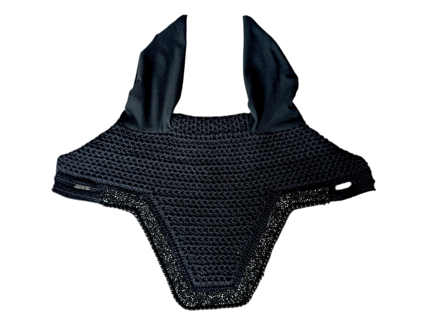 Black, Square, Horse Size Bonnet