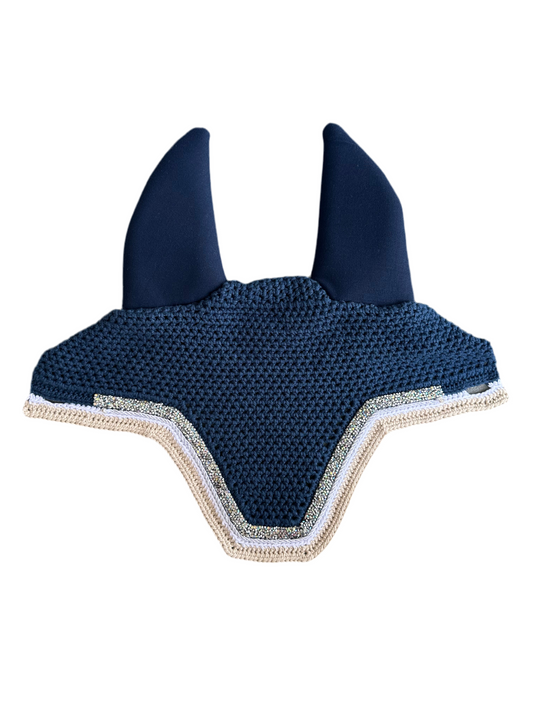 Navy, Square, Soundproof, Horse Size Bonnet
